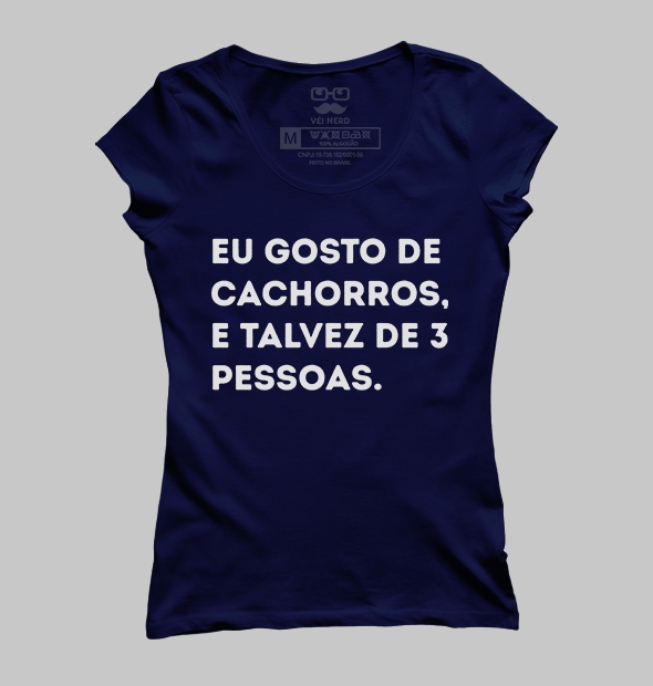 Camiseta Gosto Cachorros
