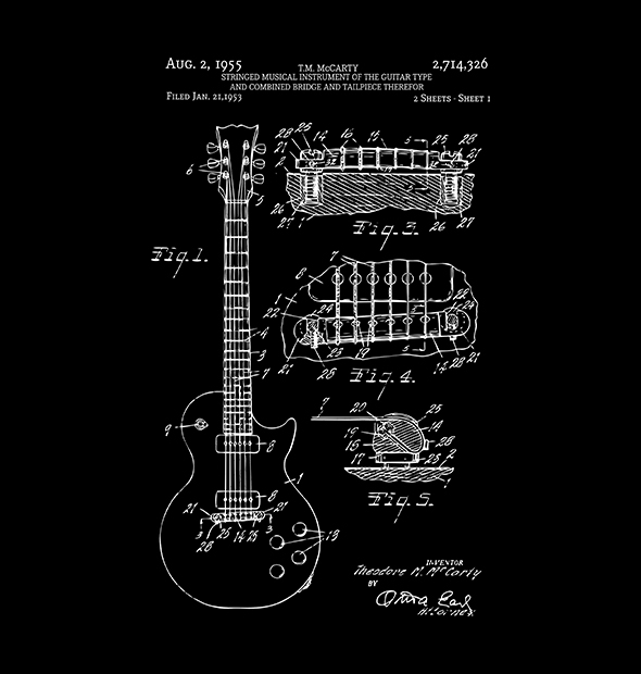 Camiseta Guitarra