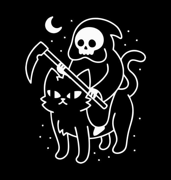 Camiseta Cat Death