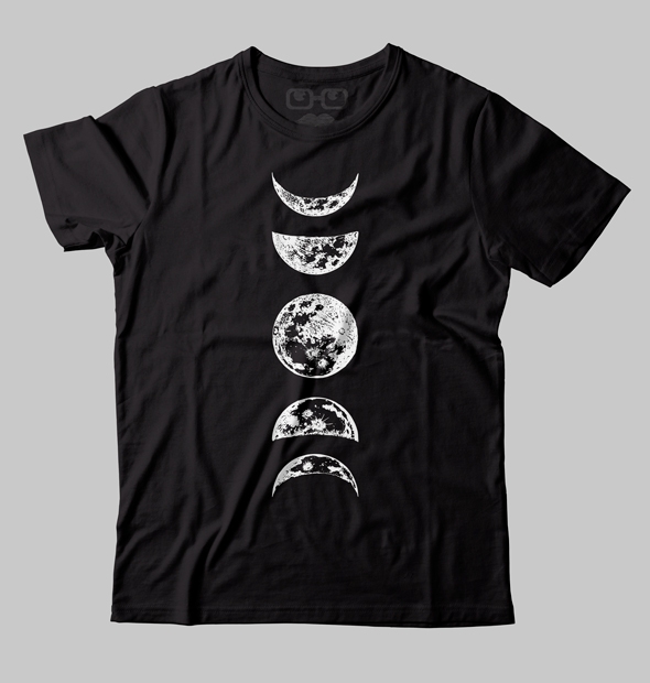 Camiseta Fases da Lua