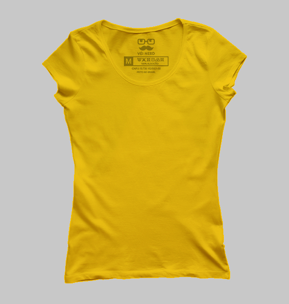 Camiseta Básica Amarelo