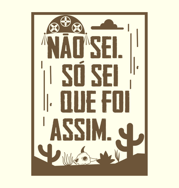 Camiseta Foi assim