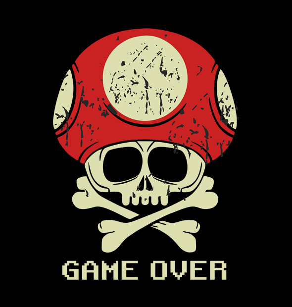 Camiseta Game Over
