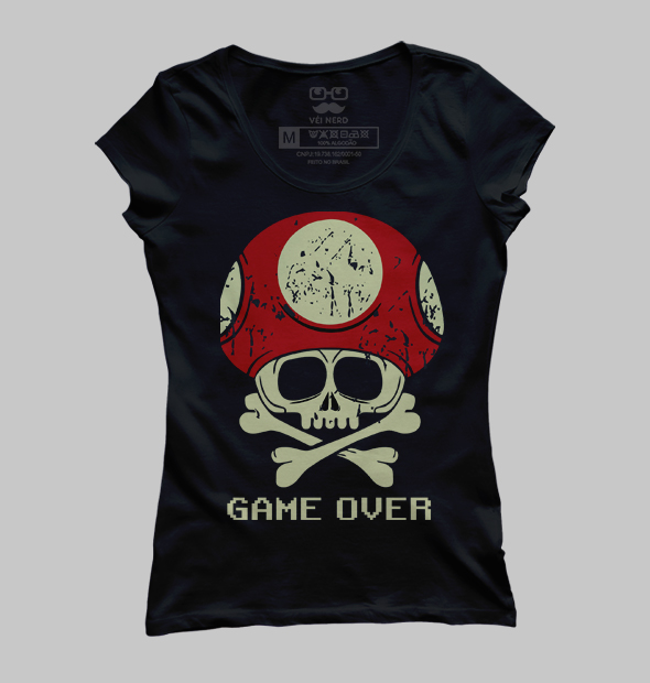 Camiseta Game Over