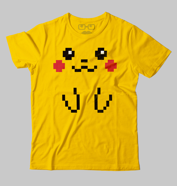 Camiseta Pikachu Bits