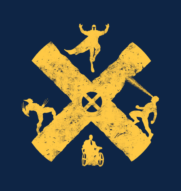 Camiseta X-Men Blue