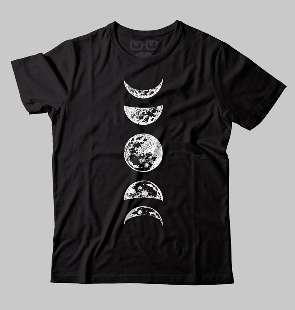Camiseta Fases da Lua